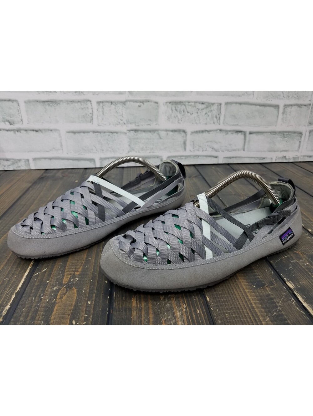 Patagonia Advocate Lattice Womens US 9 EU 40 Feather Gray Blue Slip On T51392
